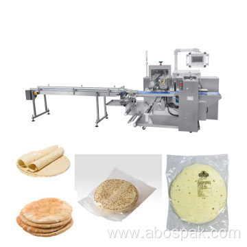 Automatic multi-function tortilla flow food packing machine